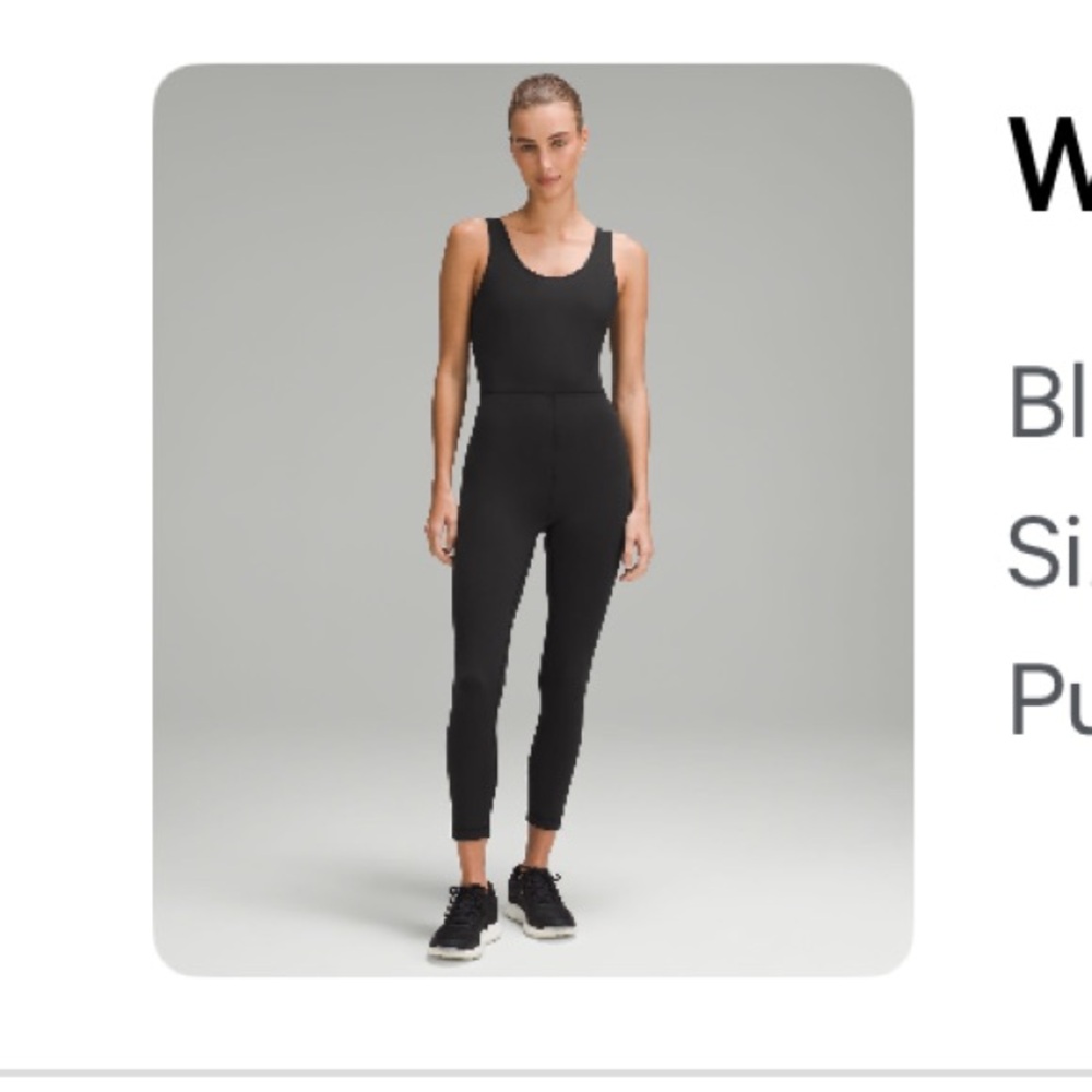 Lululemon Wunder Train Bodysuit 25"